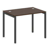 Metal System Quattro Стол офисный на П-образном м/к 40БП.СП-1 Вяз/Мокко металл 1000×720×750 Metal System Quattro Стол офисный на П-образном м/к 40БП.СП-1 Вяз/Мокко металл 1000×720×750