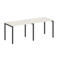 Metal System Quattro Р. ст. на 2 раб. места на П-образном м/к 40БП.СМ-2.1 Акация/Антрацит металл 2000*720*750 Metal System Quattro Р. ст. на 2 раб. места на П-образном м/к 40БП.СМ-2.1 Акация/Антрацит металл 2000*720*750