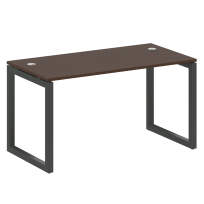 Metal System Quattro Стол офисный на О-образном м/к 50БО.СП-3 Вяз/Мокко металл 1400×720×750 Metal System Quattro Стол офисный на О-образном м/к 50БО.СП-3 Вяз/Мокко металл 1400×720×750