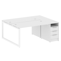 Metal System Quattro Р. ст. с тумбой на О-образном м/к 50БО.РС-СТП-2.3 Акация/Антрацит металл 1812*1475*750 Metal System Quattro Р. ст. с тумбой на О-образном м/к 50БО.РС-СТП-2.3 Акация/Антрацит металл 1812*1475*750