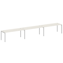 Metal System Quattro Р. ст. на 3 раб. места на П-образном м/к 40БП.СМ-3.5 Акация/Антрацит металл 5400*720*750 Metal System Quattro Р. ст. на 3 раб. места на П-образном м/к 40БП.СМ-3.5 Акация/Антрацит металл 5400*720*750