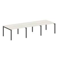 Metal System Quattro Перег. стол (3 столешницы) на П-оразном м/к 50БП.ПРГ-3.2 Акация/Антрацит металл 3600*1235*750 Metal System Quattro Перег. стол (3 столешницы) на П-оразном м/к 50БП.ПРГ-3.2 Акация/Антрацит металл 3600*1235*750