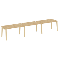 Onix Wood Рабочая станция OW.RS-3.3.8 Белый бриллиант/Дуб светлый/Белый металл 4140*800*750 Onix Wood Рабочая станция OW.RS-3.3.8 Белый бриллиант/Дуб светлый/Белый металл 4140*800*750