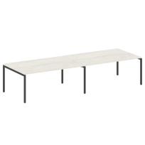 Metal System Quattro Перег. стол (2 столешницы) на П-образном м/к 40БП.ПРГ-2.5 Акация/Антрацит металл 3600*1235*750 Metal System Quattro Перег. стол (2 столешницы) на П-образном м/к 40БП.ПРГ-2.5 Акация/Антрацит металл 3600*1235*750