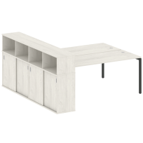 Metal System Quattro Р. ст. с шкафом-купе на П-образном м/к 40БП.РС-СШК-4.5 Т Акация/Антрацит металл 2210*2332*1098 Metal System Quattro Р. ст. с шкафом-купе на П-образном м/к 40БП.РС-СШК-4.5 Т Акация/Антрацит металл 2210*2332*1098