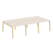 Onix Wood Рабочая станция OW.D.RS-6.1.8 Белый бриллиант/Дуб светлый/Белый металл 2940*1635*750 Onix Wood Рабочая станция OW.D.RS-6.1.8 Белый бриллиант/Дуб светлый/Белый металл 2940*1635*750