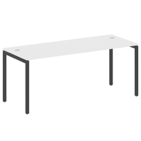 Metal System Quattro Стол офисный на П-образном м/к 40БП.СП-5 Вяз/Мокко металл 1800×720×750 Metal System Quattro Стол офисный на П-образном м/к 40БП.СП-5 Вяз/Мокко металл 1800×720×750