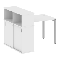 Metal System Quattro Стол офисный с шкафом-купе на П-образном м/к 50БП.РС-СШК-3.1 Т Вяз/Мокко металл 1410×1120×1098 Metal System Quattro Стол офисный с шкафом-купе на П-образном м/к 50БП.РС-СШК-3.1 Т Вяз/Мокко металл 1410×1120×1098