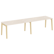Onix Wood Рабочая станция OW.RS-2.4.8 Белый бриллиант/Дуб светлый/Белый металл 3160*800*750 Onix Wood Рабочая станция OW.RS-2.4.8 Белый бриллиант/Дуб светлый/Белый металл 3160*800*750