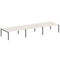 Metal System Quattro Р. ст. на 6 раб. места на П-образном м/к 50БП.СМ-6.5 Акация/Антрацит металл 5400*1475*750 Metal System Quattro Р. ст. на 6 раб. места на П-образном м/к 50БП.СМ-6.5 Акация/Антрацит металл 5400*1475*750