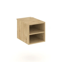 Тумба для документов с двумя открытыми нишами Style Project SN.TP-011 / Тиквуд Светлый / 343×437×352 Тумба для документов с двумя открытыми нишами Style Project SN.TP-011 / Тиквуд Светлый / 343×437×352