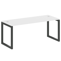 Metal System Quattro Стол офисный на О-образном м/к 50БО.СП-5 Вяз/Мокко металл 1800×720×750 Metal System Quattro Стол офисный на О-образном м/к 50БО.СП-5 Вяз/Мокко металл 1800×720×750