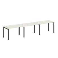 Metal System Quattro Р. ст. на 3 раб. места на П-образном м/к 50БП.СМ-3.2 Акация/Антрацит металл 3600*720*750 Metal System Quattro Р. ст. на 3 раб. места на П-образном м/к 50БП.СМ-3.2 Акация/Антрацит металл 3600*720*750