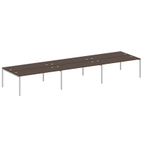 Metal System Quattro Р. ст. на 6 раб. места на П-образном м/к 40БП.СМ-6.5 Акация/Антрацит металл 5400*1475*750 Metal System Quattro Р. ст. на 6 раб. места на П-образном м/к 40БП.СМ-6.5 Акация/Антрацит металл 5400*1475*750
