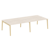 Onix Wood Рабочая станция OW.D.RS-4.4.7 Белый бриллиант/Дуб светлый/Белый металл 3160*1475*750 Onix Wood Рабочая станция OW.D.RS-4.4.7 Белый бриллиант/Дуб светлый/Белый металл 3160*1475*750