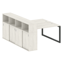 Metal System Quattro Р. ст. с шкафом-купе на О-образном м/к 50БО.РС-СШК-4.3 Т Акация/Антрацит металл 1810*2332*1098 Metal System Quattro Р. ст. с шкафом-купе на О-образном м/к 50БО.РС-СШК-4.3 Т Акация/Антрацит металл 1810*2332*1098
