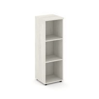Стеллаж средний узкий Style Project / SN.STU-200 Белый – Тиквуд Светлый / 400×400×1203 Стеллаж средний узкий Style Project / SN.STU-200 Белый – Тиквуд Светлый / 400×400×1203