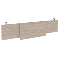Onix Direct Царга стола руководителя O.M-CSR-6 Дуб мали/Белый металл 1740×450×54