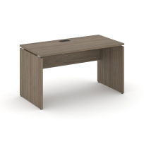 Стол офисный Style Project SN-D.SP-024 / Акация Лорка – Белый – Черная заглушка / 1580×800×750 Стол офисный Style Project SN-D.SP-024 / Акация Лорка – Белый – Черная заглушка / 1580×800×750
