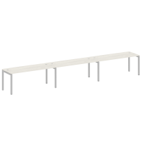 Metal System Quattro Р. ст. на 3 раб. места на П-образном м/к 50БП.СМ-3.5 Акация/Антрацит металл 5400*720*750 Metal System Quattro Р. ст. на 3 раб. места на П-образном м/к 50БП.СМ-3.5 Акация/Антрацит металл 5400*720*750