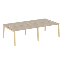 Onix Wood Рабочая станция OW.D.RS-4.3.7 Белый бриллиант/Дуб светлый/Белый металл 2760*1475*750 Onix Wood Рабочая станция OW.D.RS-4.3.7 Белый бриллиант/Дуб светлый/Белый металл 2760*1475*750