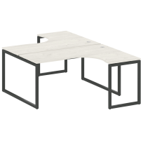 Metal System Quattro Р. ст. криволинейная на О-образном м/к 40БО.РАС-СА-2.4 Акация/Антрацит металл 1600*2435*750 Metal System Quattro Р. ст. криволинейная на О-образном м/к 40БО.РАС-СА-2.4 Акация/Антрацит металл 1600*2435*750