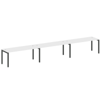 Metal System Quattro Р. ст. на 3 раб. места на П-образном м/к 50БП.СМ-3.5 Акация/Антрацит металл 5400*720*750 Metal System Quattro Р. ст. на 3 раб. места на П-образном м/к 50БП.СМ-3.5 Акация/Антрацит металл 5400*720*750