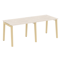 Onix Wood Рабочая станция OW.RS-2.1.8 Белый бриллиант/Дуб светлый/Белый металл 1960*800*750 Onix Wood Рабочая станция OW.RS-2.1.8 Белый бриллиант/Дуб светлый/Белый металл 1960*800*750