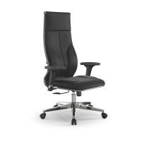 Кресло для руководителя Метта L 1m 46/2D_17834_Кожа перфорированная NewLeather - Темно-коричневый_Кожа перфорированная NewLeather - Темно-коричневый Кресло для руководителя Метта L 1m 46/2D_17834_Кожа перфорированная NewLeather - Темно-коричневый_Кожа перфорированная NewLeather - Темно-коричневый