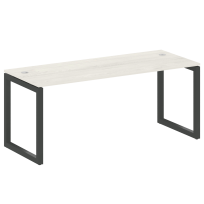 Metal System Quattro Стол офисный на О-образном м/к 50БО.СП-5 Вяз/Мокко металл 1800×720×750 Metal System Quattro Стол офисный на О-образном м/к 50БО.СП-5 Вяз/Мокко металл 1800×720×750