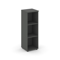 Стеллаж средний узкий Style Project / SN.STU-200 Белый – Тиквуд Светлый / 400×400×1203