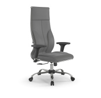 Кресло для руководителя Метта L 1m 46/2D_17833_Кожа перфорированная NewLeather - Темно-коричневый_Кожа перфорированная NewLeather - Темно-коричневый Кресло для руководителя Метта L 1m 46/2D_17833_Кожа перфорированная NewLeather - Темно-коричневый_Кожа перфорированная NewLeather - Темно-коричневый