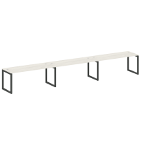 Metal System Quattro Р. ст. на 3 раб. места на О-образном м/к 50БО.СМ-3.5 Акация/Антрацит металл 5400*720*750 Metal System Quattro Р. ст. на 3 раб. места на О-образном м/к 50БО.СМ-3.5 Акация/Антрацит металл 5400*720*750