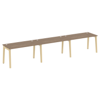 Onix Wood Рабочая станция OW.RS-3.3.7 Белый бриллиант/Дуб светлый/Белый металл 4140*720*750 Onix Wood Рабочая станция OW.RS-3.3.7 Белый бриллиант/Дуб светлый/Белый металл 4140*720*750