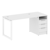Metal System Quattro Р. ст. с тумбой на О-образном м/к 50БО.РС-СТП-1.2 Акация/Антрацит металл 1612*720*750 Metal System Quattro Р. ст. с тумбой на О-образном м/к 50БО.РС-СТП-1.2 Акация/Антрацит металл 1612*720*750