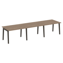Onix Wood Стол переговорный (3 столешницы) OW.PRG-3.2 Белый бриллиант/Дуб светлый/Белый металл 3540*980*750 Onix Wood Стол переговорный (3 столешницы) OW.PRG-3.2 Белый бриллиант/Дуб светлый/Белый металл 3540*980*750
