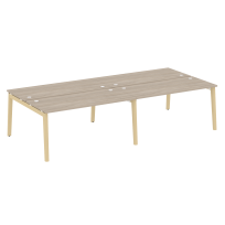 Onix Wood Рабочая станция OW.D.RS-4.4.7 Белый бриллиант/Дуб светлый/Белый металл 3160*1475*750 Onix Wood Рабочая станция OW.D.RS-4.4.7 Белый бриллиант/Дуб светлый/Белый металл 3160*1475*750