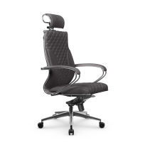 Кресло для руководителя Метта L 2c 44C/K_17839_Кожа перфорированная NewLeather - Черный_Кожа перфорированная NewLeather - Черный Кресло для руководителя Метта L 2c 44C/K_17839_Кожа перфорированная NewLeather - Черный_Кожа перфорированная NewLeather - Черный