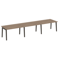 Onix Wood Стол переговорный (3 столешницы) OW.PRG-3.3 Белый бриллиант/Дуб светлый/Белый металл 4140*980*750 Onix Wood Стол переговорный (3 столешницы) OW.PRG-3.3 Белый бриллиант/Дуб светлый/Белый металл 4140*980*750