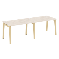Onix Wood Рабочая станция OW.RS-2.2.8 Белый бриллиант/Дуб светлый/Белый металл 2360*800*750 Onix Wood Рабочая станция OW.RS-2.2.8 Белый бриллиант/Дуб светлый/Белый металл 2360*800*750