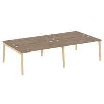 Onix Wood Рабочая станция OW.D.RS-4.4.8 Белый бриллиант/Дуб светлый/Белый металл 3160*1635*750 Onix Wood Рабочая станция OW.D.RS-4.4.8 Белый бриллиант/Дуб светлый/Белый металл 3160*1635*750