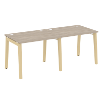 Onix Wood Рабочая станция OW.RS-2.1.8 Белый бриллиант/Дуб светлый/Белый металл 1960*800*750 Onix Wood Рабочая станция OW.RS-2.1.8 Белый бриллиант/Дуб светлый/Белый металл 1960*800*750