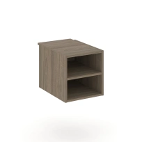 Тумба для документов с двумя открытыми нишами Style Project SN.TP-013 / Тиквуд Светлый / 343×591×352 Тумба для документов с двумя открытыми нишами Style Project SN.TP-013 / Тиквуд Светлый / 343×591×352
