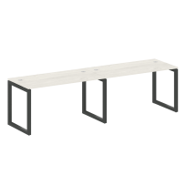 Metal System Quattro Р. ст. на 2 раб. места на О-образном м/к 50БО.СМ-2.3 Акация/Антрацит металл 2800*720*750 Metal System Quattro Р. ст. на 2 раб. места на О-образном м/к 50БО.СМ-2.3 Акация/Антрацит металл 2800*720*750