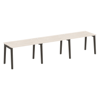 Onix Wood Рабочая станция OW.RS-3.2.7 Белый бриллиант/Дуб светлый/Белый металл 3540*720*750 Onix Wood Рабочая станция OW.RS-3.2.7 Белый бриллиант/Дуб светлый/Белый металл 3540*720*750