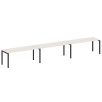 Metal System Quattro Р. ст. на 3 раб. места на П-образном м/к 50БП.СМ-3.5 Акация/Антрацит металл 5400*720*750 Metal System Quattro Р. ст. на 3 раб. места на П-образном м/к 50БП.СМ-3.5 Акация/Антрацит металл 5400*720*750