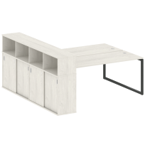 Metal System Quattro Р. ст. с шкафом-купе на О-образном м/к 40БО.РС-СШК-4.5 Т Акация/Антрацит металл 2210*2332*1098 Metal System Quattro Р. ст. с шкафом-купе на О-образном м/к 40БО.РС-СШК-4.5 Т Акация/Антрацит металл 2210*2332*1098