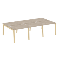 Onix Wood Рабочая станция OW.D.RS-6.1.8 Белый бриллиант/Дуб светлый/Белый металл 2940*1635*750 Onix Wood Рабочая станция OW.D.RS-6.1.8 Белый бриллиант/Дуб светлый/Белый металл 2940*1635*750